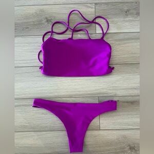 Skatie Purple Bikini Set